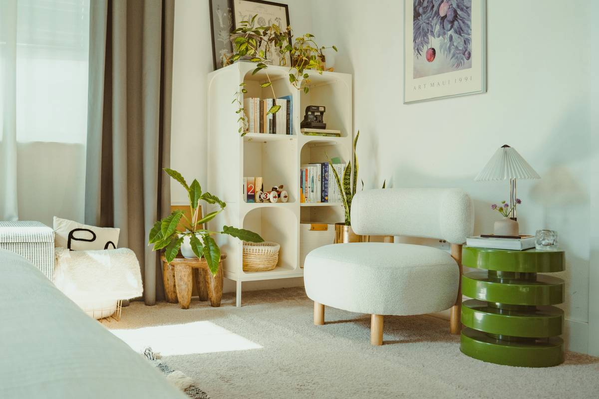 home decorating ideas for easter featuring a rustic wooden centerpiece with dyed eggs, fresh greenery, and linen napkins